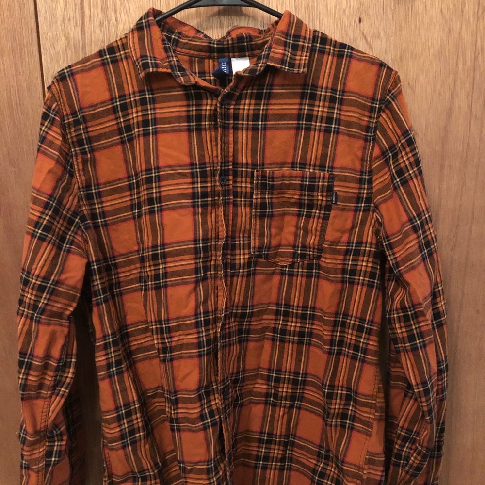 Divided(H&M) Plaid Button-Up